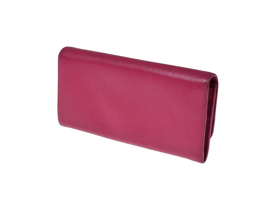 Miu Miu Around Pink Leather Wallet Zip Long